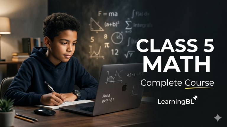 School course class 5 – Math