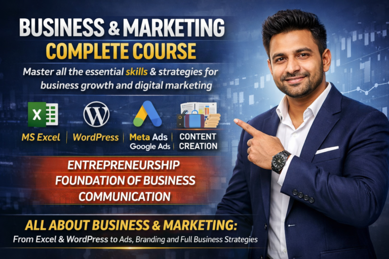 Business & Marketing Masterclass by Nishant Raj | Full course