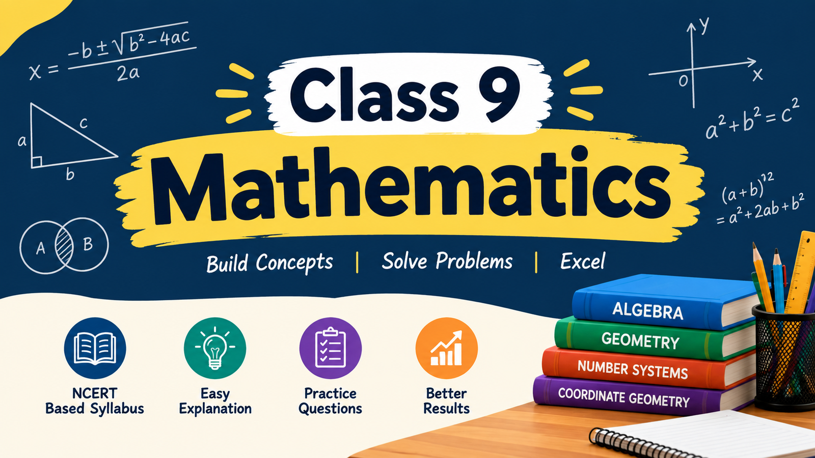 Class 9 Math Complete Course | CBSE Foundation | Full Syllabus with Practice